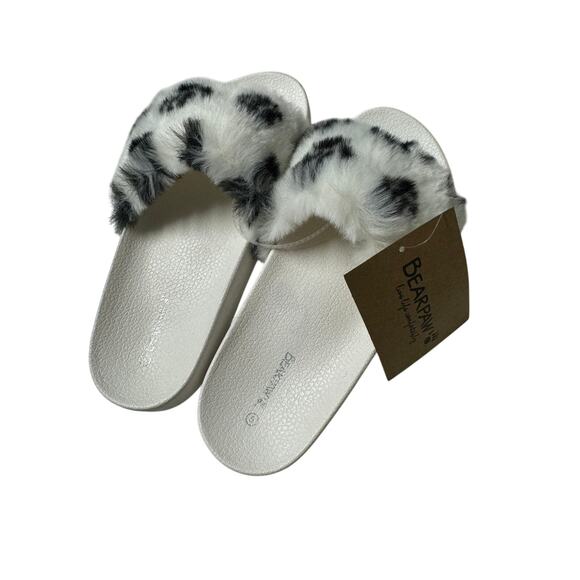 Bear‎ Paw Lucinda Leopard Slides Size 5 NWT - Picture 1 of 3